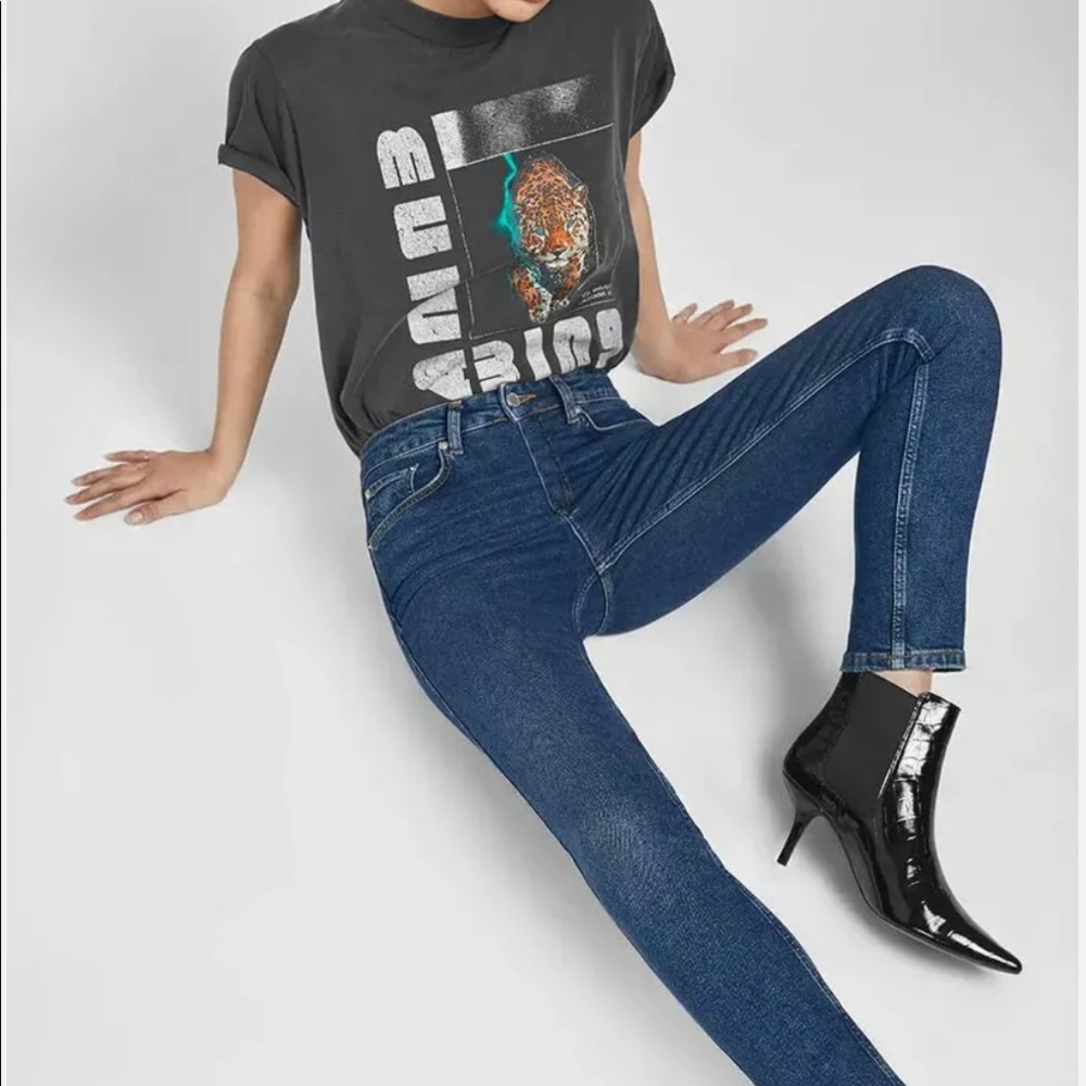 Anine Bing Jagger Jean 25 Dark Blue